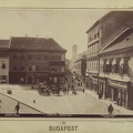 "Az egykori Rózsa tér. A felvétel 1890 után készült." A kép forrását kérjük így adja meg: Fortepan / Budapest Főváros Levéltára. Levéltári jelzet: HU.BFL.XV.19.d.1.07.017
