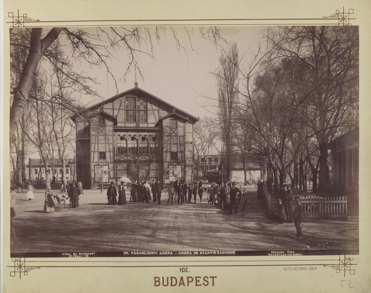 "Városligeti Színkör. A felvétel 1890 után készült." A kép forrását kérjük így adja meg: Fortepan / Budapest Főváros Levéltára. Levéltári jelzet: HU.BFL.XV.19.d.1.07.103