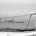 A Brit Királyi Haditengerészet (Royal Navy) Renown-osztályú csatacirkálója, a HMS Repulse még az 1937-es átépítés előtt.