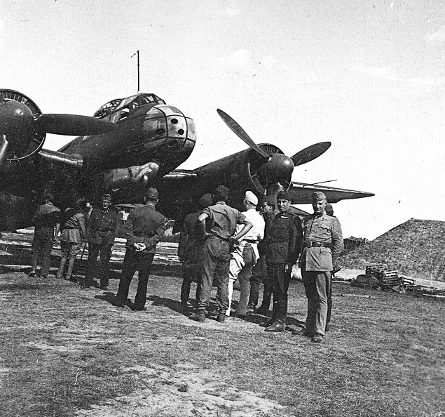 magyar Ju-88 C típusú repülőgép.