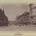 Szent István (Lipót) körút a Nyugati tér felől nézve. A felvétel 1895 körül készült. A kép forrását kérjük így adja meg: Fortepan / Budapest Főváros Levéltára. Levéltári jelzet: HU.BFL.XV.19.d.1.07.058