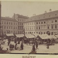 "Az egykori Haltéri piac standjai. A felvétel 1890 után készült." A kép forrását kérjük így adja meg: Fortepan / Budapest Főváros Levéltára. Levéltári jelzet: HU.BFL.XV.19.d.1.07.142