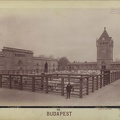 "A Közvágóhíd épületének udvara. A felvétel 1890 után készült." A kép forrását kérjük így adja meg: Fortepan / Budapest Főváros Levéltára. Levéltári jelzet: HU.BFL.XV.19.d.1.07.160