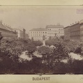 József nádor (József) tér. A felvétel 1890 és 1894 között készült. A kép forrását kérjük így adja meg: Fortepan / Budapest Főváros Levéltára. Levéltári jelzet: HU.BFL.XV.19.d.1.07.200