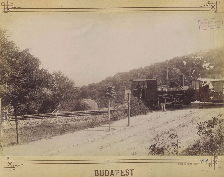 Svábhegy, Fogaskerekű. A felvétel 1896-ban készült." A kép forrását kérjük így adja meg: Fortepan / Budapest Főváros Levéltára. Levéltári jelzet: HU.BFL.XV.19.d.1.10.091