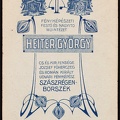Heiter György fényképészeti, festő és nagyító műintézete.