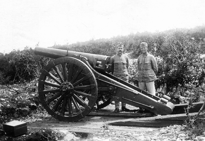 Első világháború, löveg.