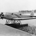 Junkers A-50 Junior hidroplán kiképző repülőgép a Balatonon.