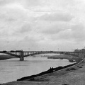 Tisza-part, régi közúti híd.