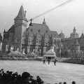 Műjégpálya. Műkorcsolyázó világbajnokság 1939. február.