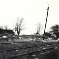 lerombolt vasútállomás a magyar csapatok bevonulása idején.