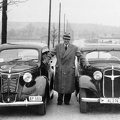 FIAT 1100 B és Adler Trumpf Junior típusú személygépkocsik.