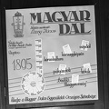 a Magyar Dal, a Magyar Dalos Egyesületek Oszágos Szövetségének lapját hirdető plakát.