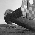 B-24H Liberator USA bombázógép roncsa Nagyberki mellett. A légvédelem rongálta meg 1944. július 7-én.