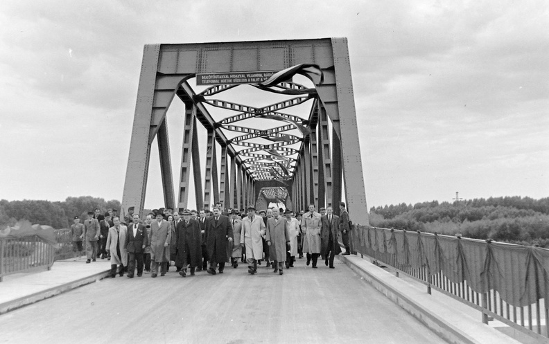 Tisza híd avató ünnepsége.