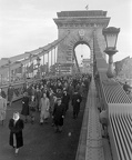 az újjáépített Lánchíd átadása 1949. november 20-án.