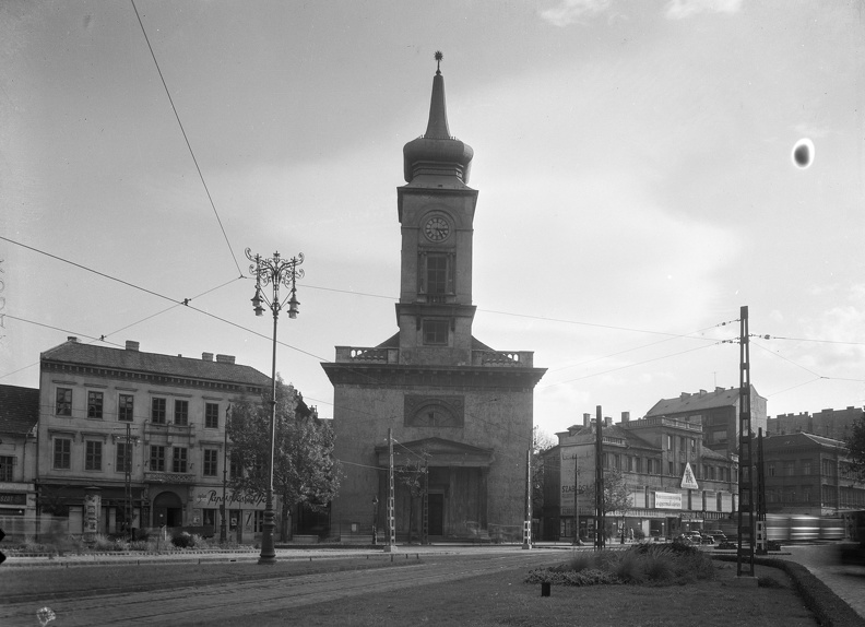 Kálvin tér, református templom.