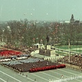 Ötvenhatosok tere (Sztálin tér), május 1-i felvonulás.