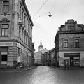 Masarykovo náměstí a Kovářská ulice felé nézve.