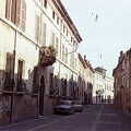 Via Manfredo Fanti a Via San Vitale felől nézve.