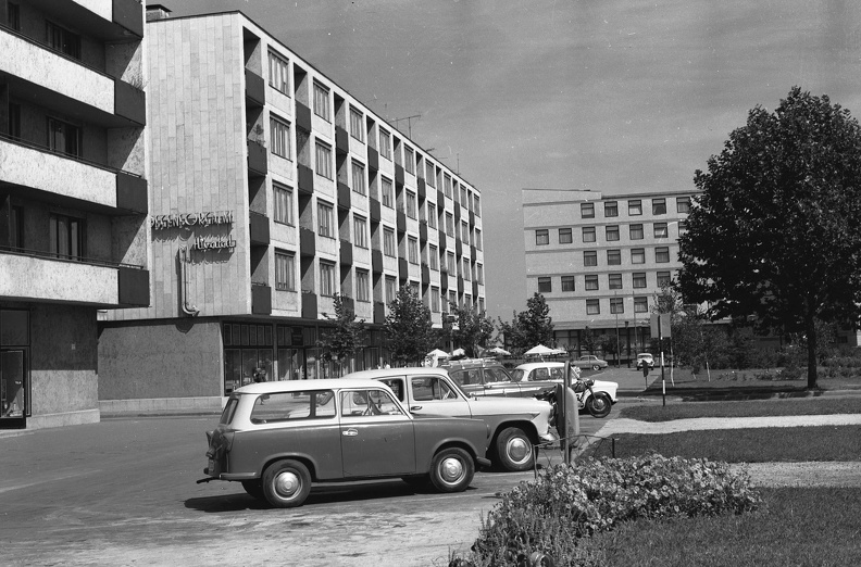 Korányi Sándor utca, szemben a Szent Pantaleon Kórház a Vasmű út felől fényképezve.