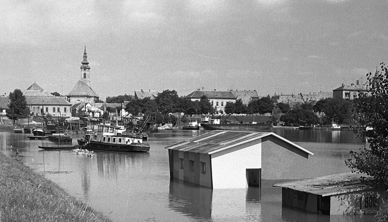 Sugovica az 1965-ös árvíz idején.