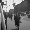 Erzsébet (Lenin) körút a New York palotától a Blaha Lujza tér felé nézve.