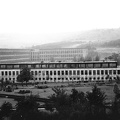 Egyetemváros, Nehézipari Műszaki Egyetem (ma Miskolci Egyetem), főépület a kollégiumok felől nézve.