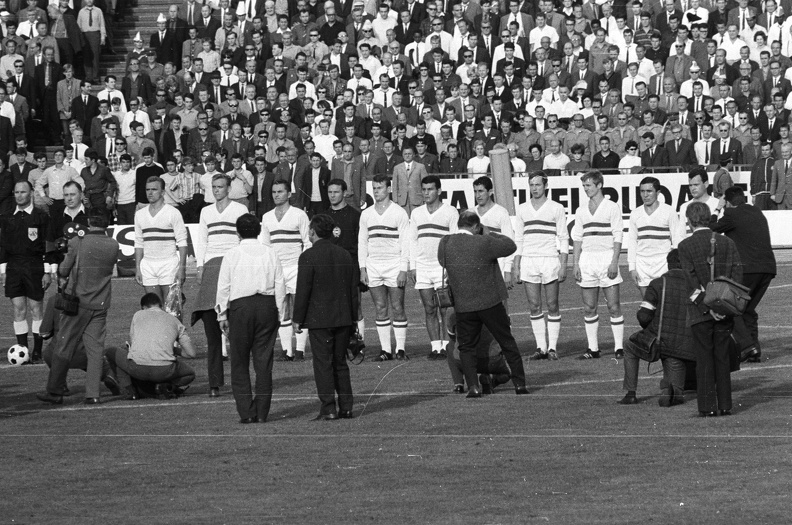 Magyarország - Szovjetunió EB mérkőzés 1968. május 4. A magyar csapat: Mészöly, Solymosi, Ihász, Fatér, Szűcs, Farkas, Göröcs, Fazekas, Varga, Rákosi, Novák.