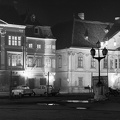 Széchenyi tér, a Vastuskós ház és a Xantus János Múzeum.