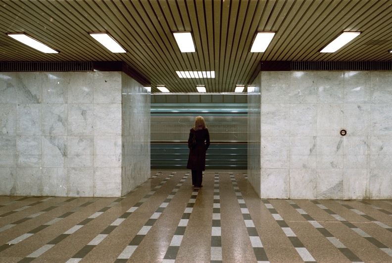 a metró Keleti pályaudvari állomása.