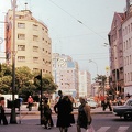 Dunajska (Duna) utca a Štúrova (Baross Gábor) utcáról nézve.