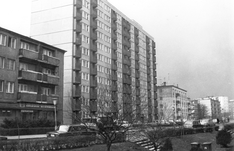 József Attila lakótelep, a Pöttyös utca, Dési Huber utca és Ifjumunkás utca közötti terület.